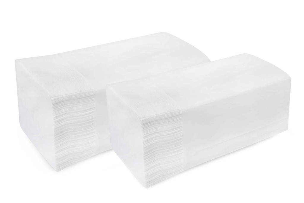 Papierhandtuch, 2-lagig, 24x21cm, ZZ/V-Falz, 3.200 Stück - Bild 2