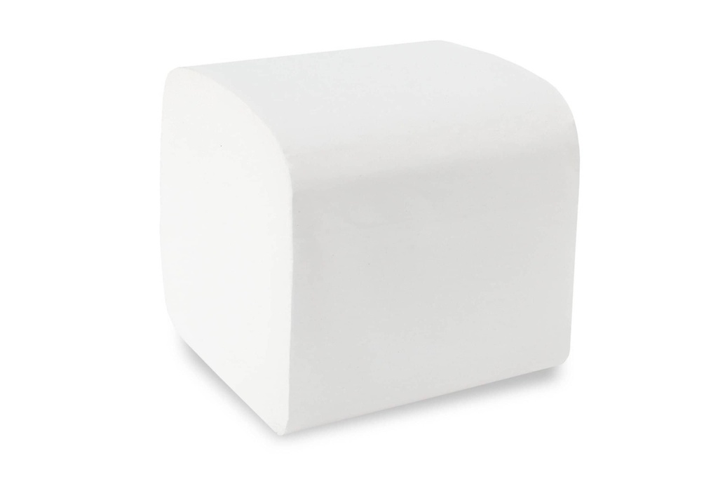 Toilettenpapier, Einzelblatt, Semy Top, 10x22cm, 2-lagig, Zellstoffpapier, geprägt, 40x225 Blatt, 1 Karton 9.000 Blatt