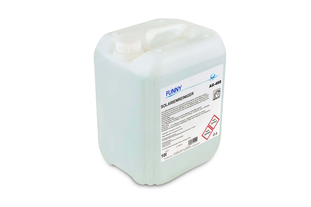 Solarienreiniger-Hygiene-Konzentrat, 10 Liter, Funny, pH-Wert: 8-10, VOC-Gehalt: 3%, 1 Kanister