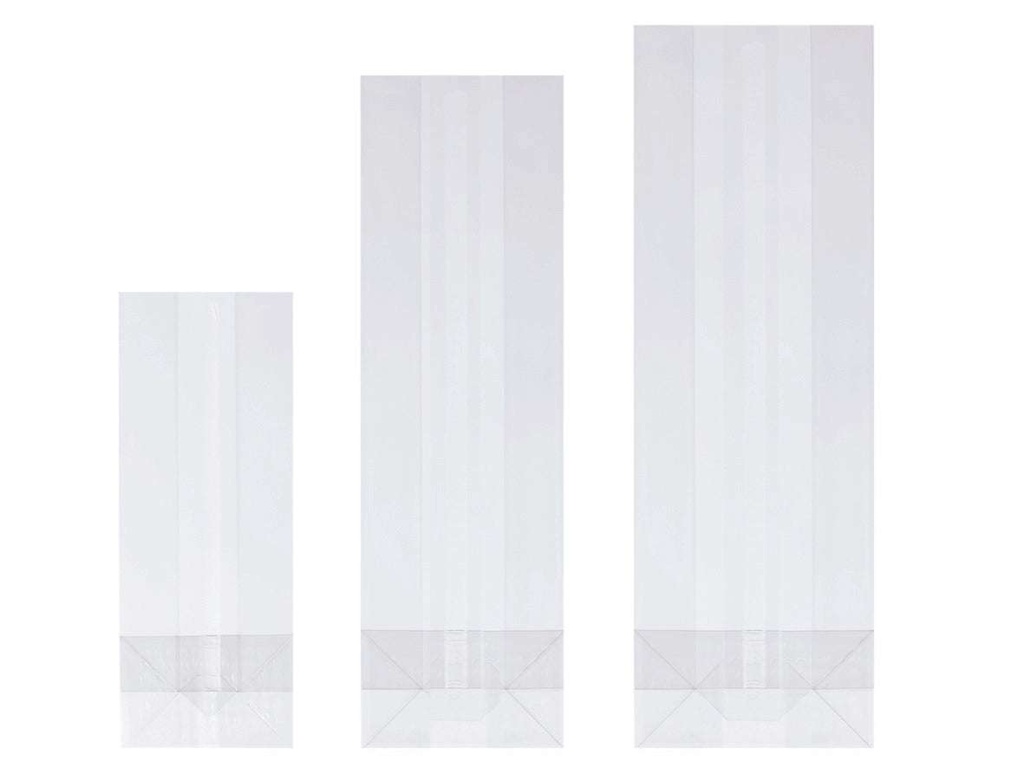 [AIO702087] OPP Blockbodenbeutel PP transparent (100+50x280mm, 1000 Stück)