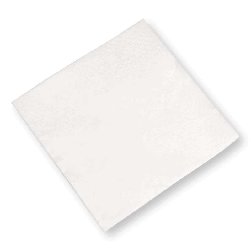 [AIO250229] Serviette 24x24cm 2-lagig 1/4 Falz Weiss - 1500 Stück