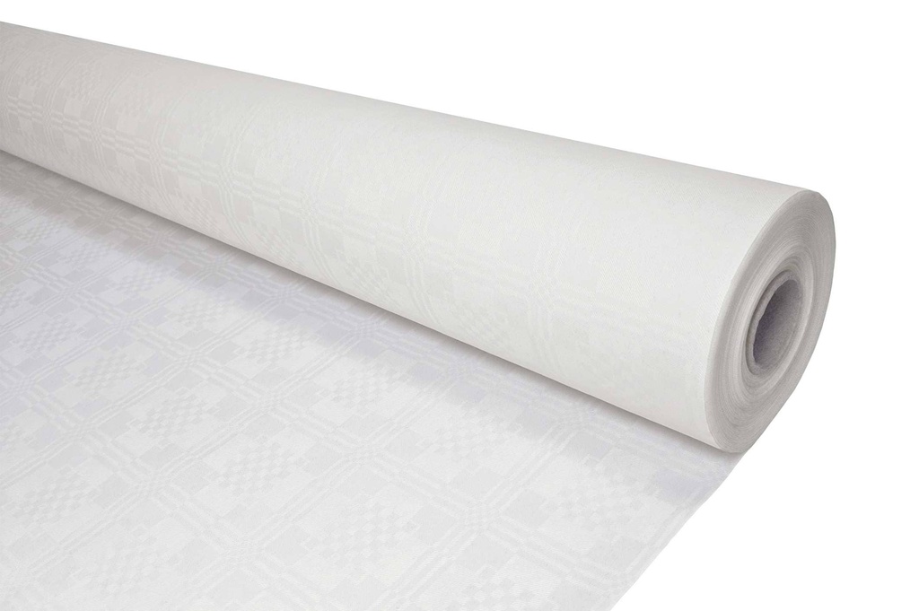 [AIO250100] Einweg Tischdecken Rollen weiß (100cmx100m)