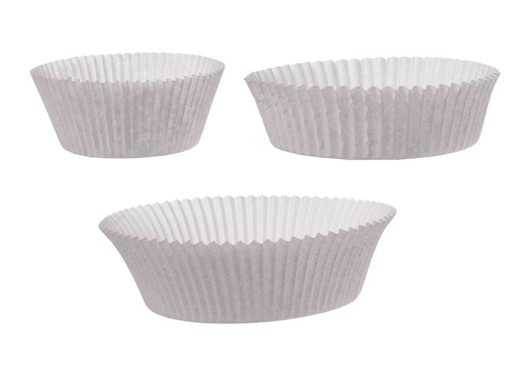 [AIO246001] Backförmchen weiß  - 1000 Stück (Ø 4,5cm)