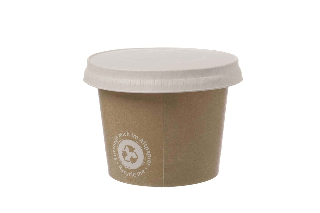 [AIO238516] Papier-Deckel zu Eisbecher Recycle ME - 1000 Stück (160ml)