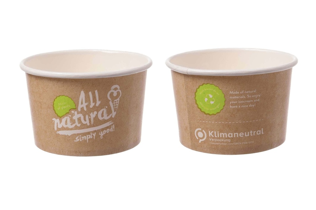 [AIO238514] Eisbecher Pappe ALL NATURAL 360ml - 1100 Stück