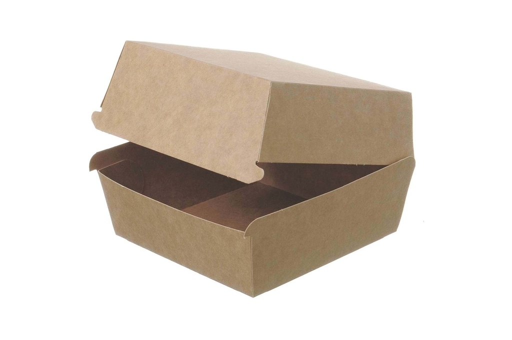 [AIO234897] Hamburger Burger Box Pappe 110x110x80mm - 200 Stück