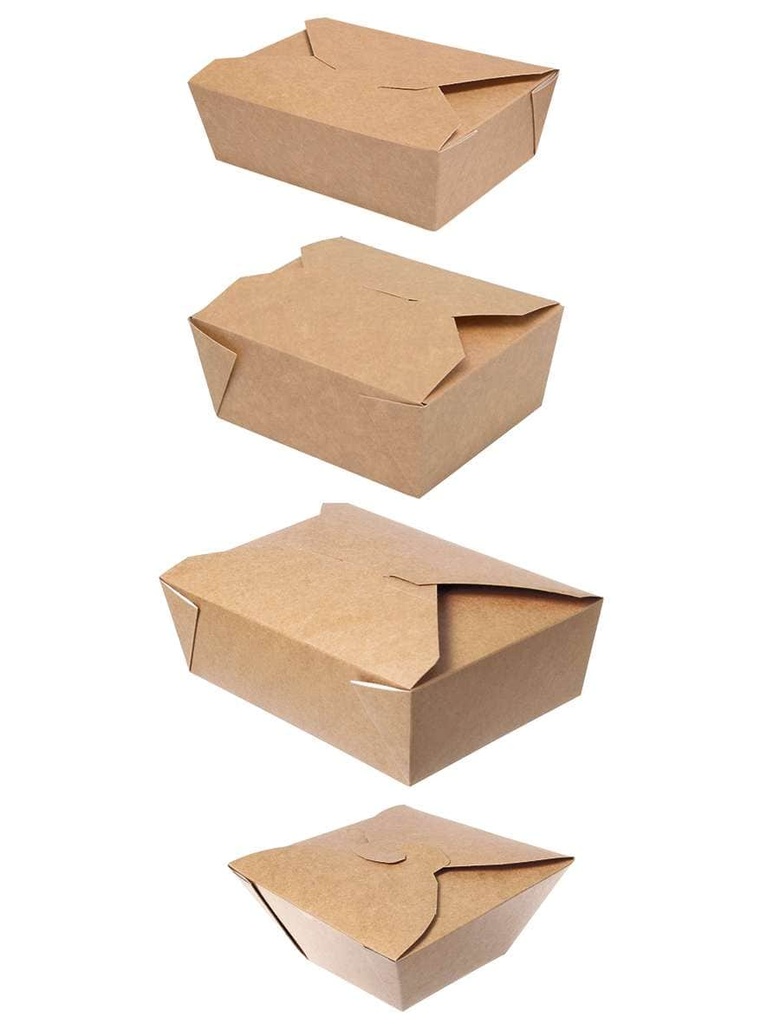 [AIO234886] Lunchbox Pappe NATURE 110x90x50mm - 450 Stück (1000ml)