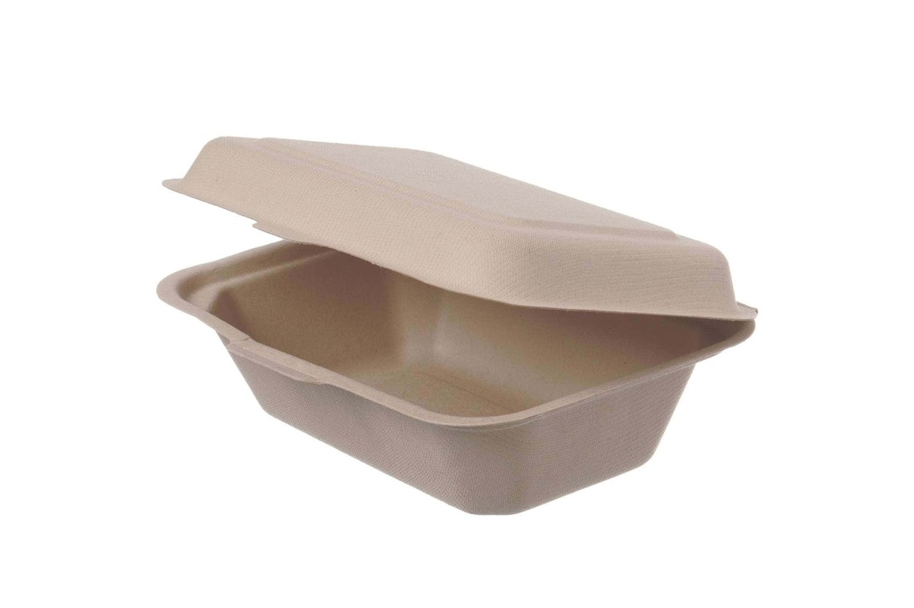 [AIO234083] Lunchbox Bagasse ungeteilt 530ml - 300 Stück