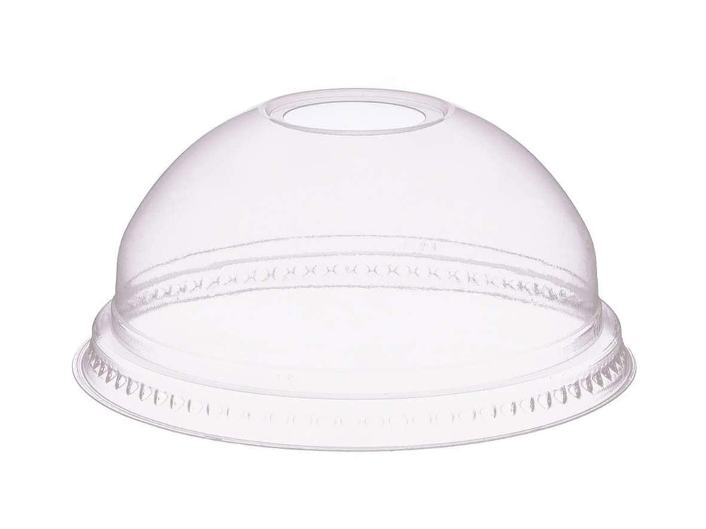 [AIO233239] Smoothie Cup Domdeckel rPET  95mm - 800 Stück (mit Loch)