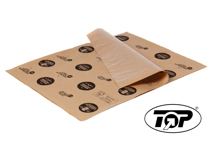 [AIO127018] Einschlagpapier Frischpack Papier braun - Guten Appetit - 12,5 kg (1/4 Bogen)