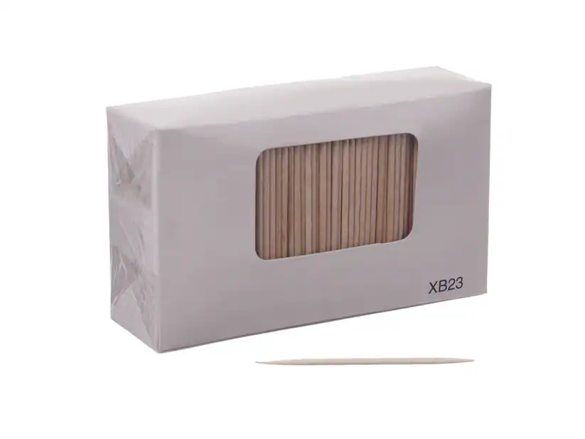 [AIO230011] Zahnstocher Holz ungehüllt 67x2mm - 50000 Stück