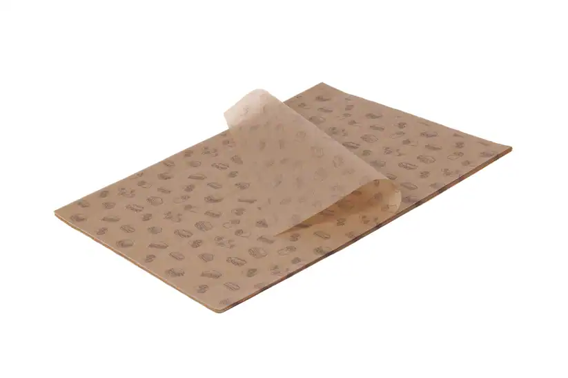 [AIO122512] Einschlagpapier Pergamentersatz fettdicht braun 31x40cm - 1000 Stück