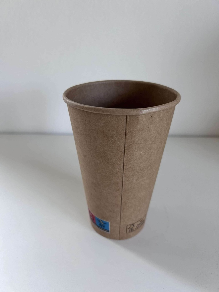 [AIO230553] Kaffeebecher To Go Braun Kraft (0,20l Ø 80mm)