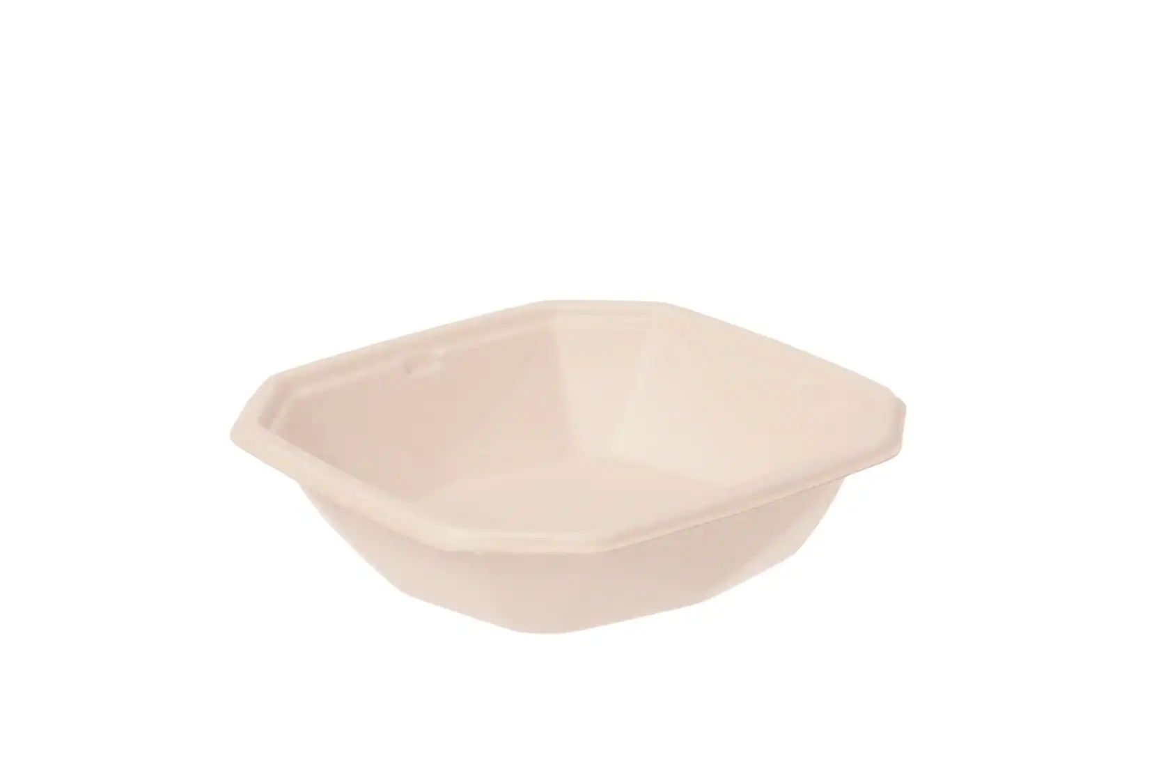 [AIO281980281981] Einweg Salatschale Octa Bagasse mit Deckel (400ml)