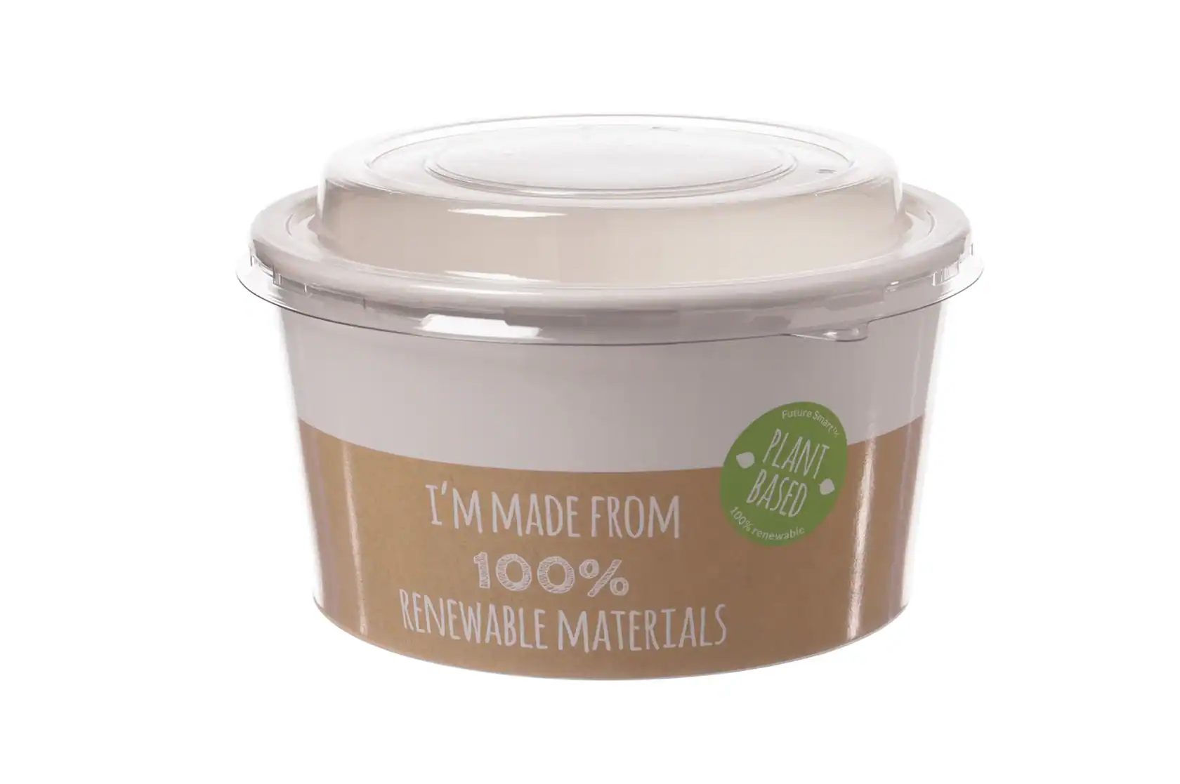 [AIO280784280785] Bio Salatschale Pappe inkl. Deckel (1000ml)