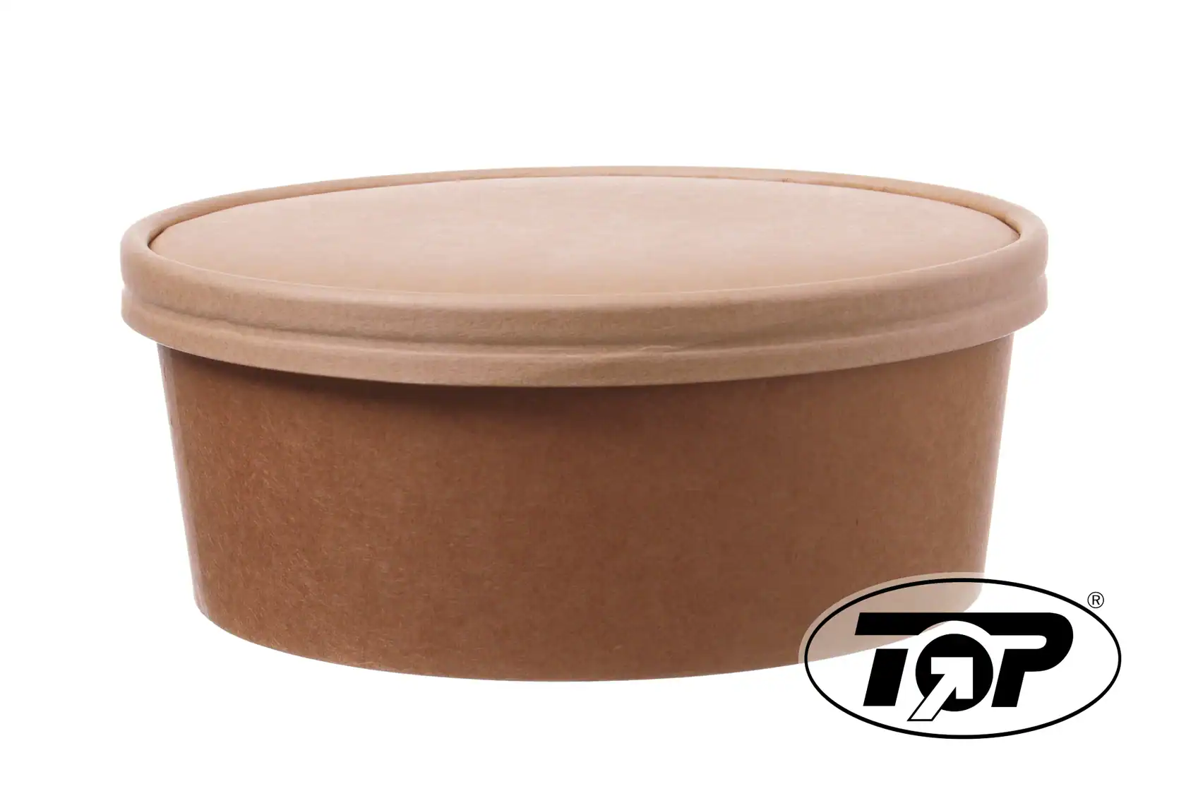 [AIO270496270466] Einweg Salatschale mit Papp-Deckel braun (1000ml)