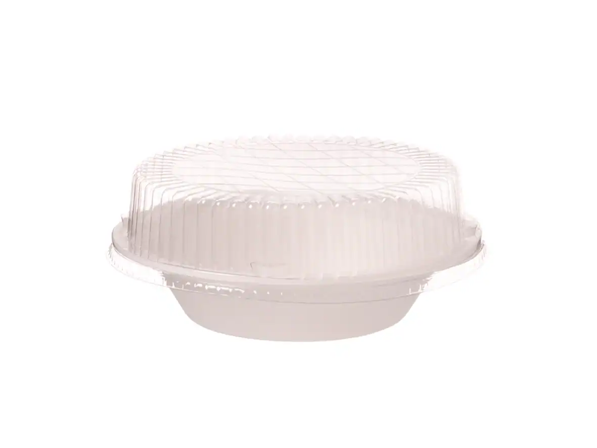 [AIO281942283012] Einweg Salatschale mit Deckel Bagasse (17cm)