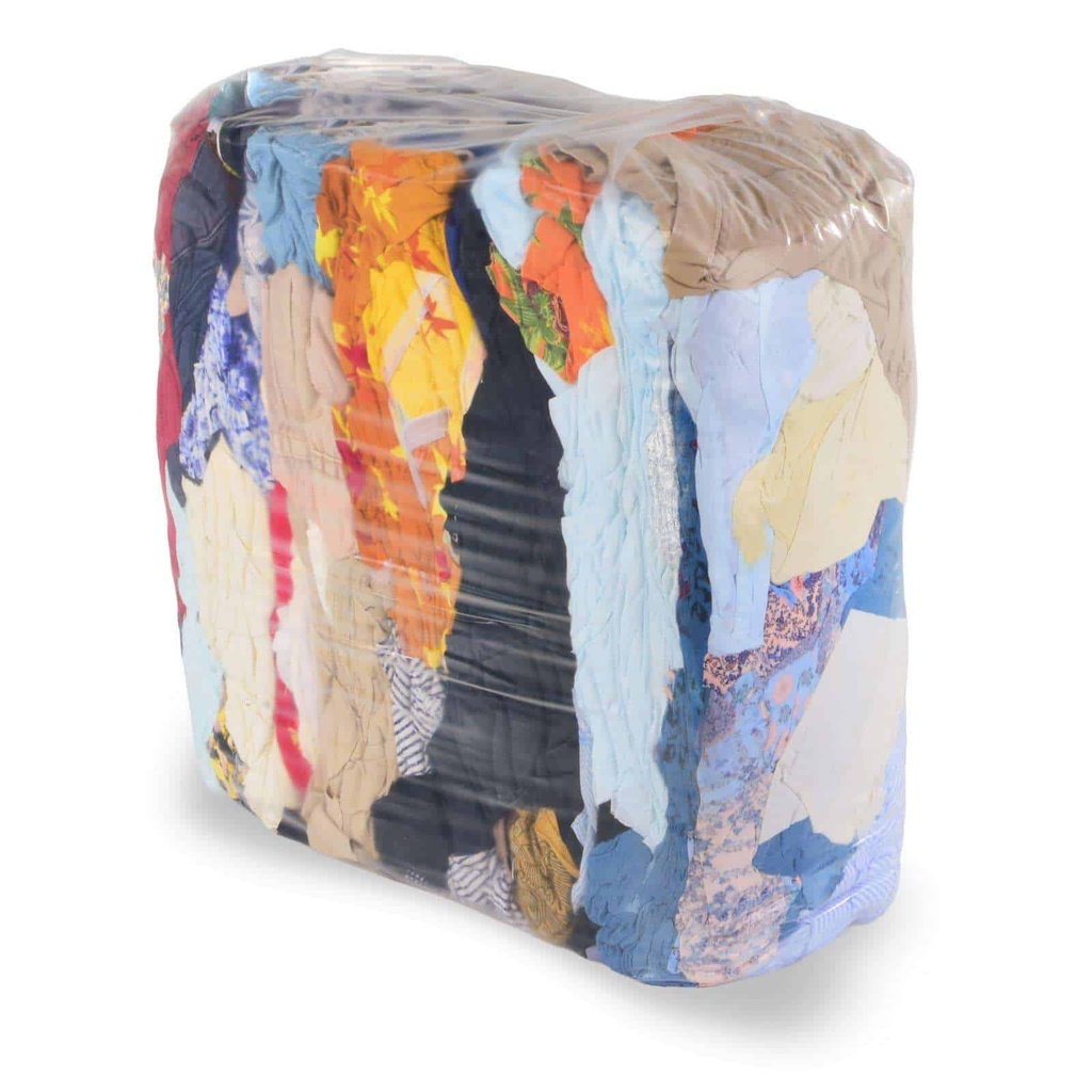 [AG-932] Kattun-Putzlappen, bunt, 10kg Ballen, Funny