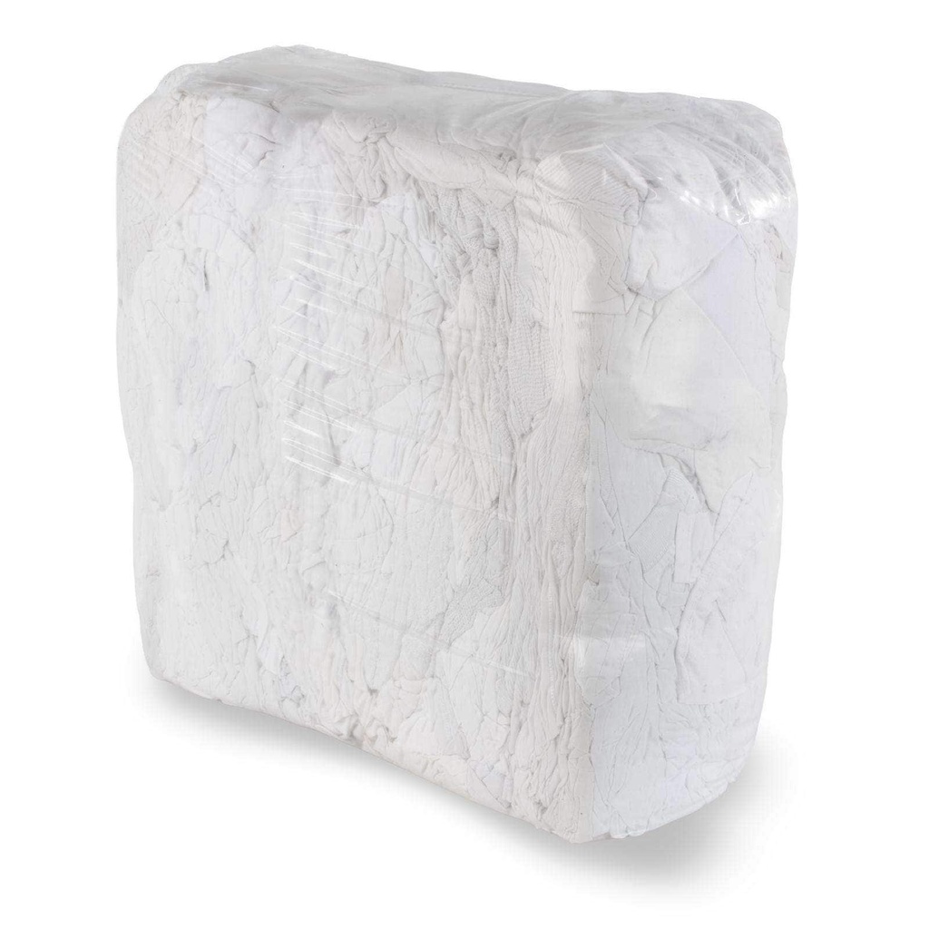 Trikot-Putzlappen, weiss I, 10kg Ballen, Funny