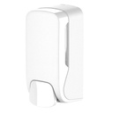 Desinfektionsseifenspender mit Spraydüse, weiss, Kunststoff, abschliessbar, 500 ml Füllmenge, nachfüllbar, 219x110x87 mm, Semy Top