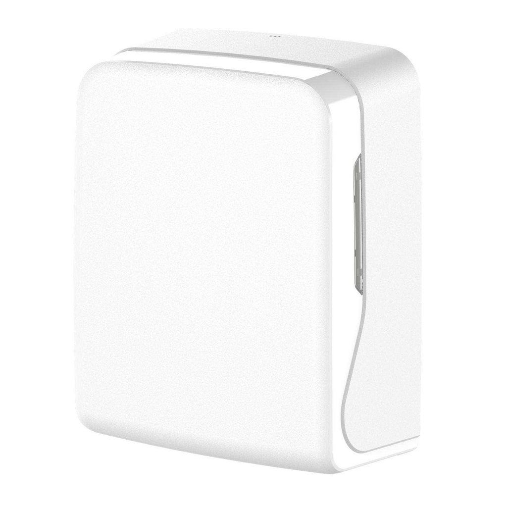 Handtuchspender Maxi, V-Falz,  Füllgröße  25,5x12,5x32 cm, Füllmenge ca. 600 Blatt, weiss, Kunststoff, 283x363x146 mm, Semy Top