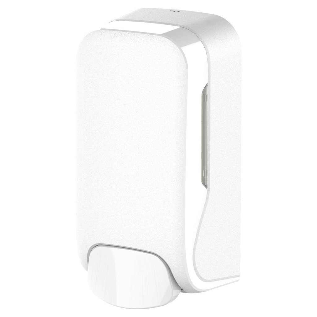 [ST-88532] Seifenspender Manuell für stark frequentierte Waschräume, weiss, Kunststoff, abschliessbar, 1.000 ml Füllmenge, nachfüllbar, 266x137x108 mm, Semy Top