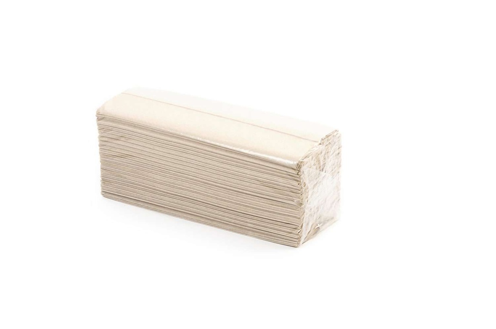 [400EC] Papierhandtücher V Falz, 2-lagig, braun - ECO Natural, für Spender AF 10, Micro Prägung 24x22cm, 4000 Blatt, A Group, 1 Karton