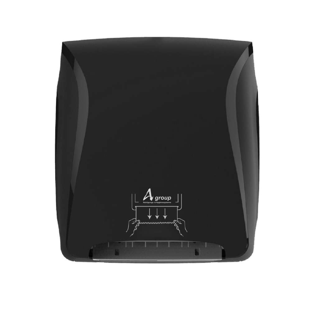 [SVL110A20B] AUTOCUT Handtuchrollen Spender, VISION A20, BLACK, 348x217,5x385, A GROUP, 1 Stück