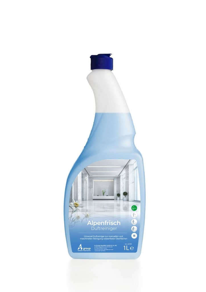 [AG-701] A- Alpenfrisch Hochkonzentrierter Universal- Duftreiniger, A-Group, 6x1 Liter