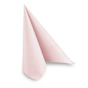 AIRLAID-Serviette, ZART ROSA, 40x40 cm, 1/4 Falz, Quicky, 16 Pack x 50 Stück, 800 Stück