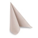 AIRLAID-Serviette, GREIGE, 40x40 cm, 1/4 Falz, Quicky, 16 Pack x 50 Stück, 800 Stück