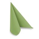 AIRLAID-Serviette, BLATTGRÜN, 40x40 cm, 1/4 Falz, Quicky, 16 Pack x 50 Stück, 800 Stück