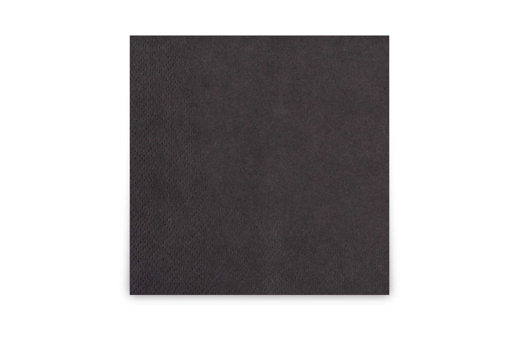 [Funny AG-176] Zelltuch-Serviette 24x24 cm, 2-lagig, 1/4 Falz, SCHWARZ, Funny, 3.600 Stück