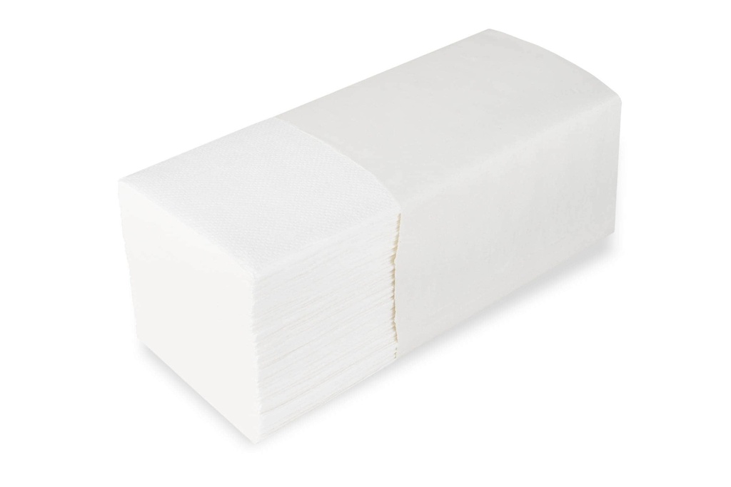 [Semy Top ST-77058] Papierhandtuch, V-Falz, 2-lagig, hochweiss, Zellstoffpapier, geprägt, 25x20,5 cm, 4.000 Blatt Semy Top, 1 Karton