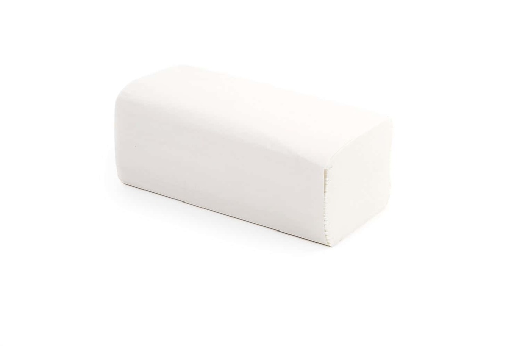 [Funny AG-057] Papierhandtuch, ZZ/V-Falz, 1-lagig, hochweiss, Zellstoffpapier, geprägt, 24,5 x 22 cm, Funny, 5.000 Stück, 1 Karton