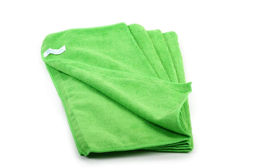 [SemyTop-964A] Mikrofasertücher grün 40x40 cm,  Semy Top, 80% Polyester, 20% Polyamid, 20 Stk.