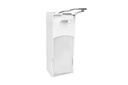 Armhebel-Dosierspender, weiss, Kunststoff, für 1.000 ml, nachfüllbar, abschliessbar, 100x280x90 mm, Semy Top, 1 Stück