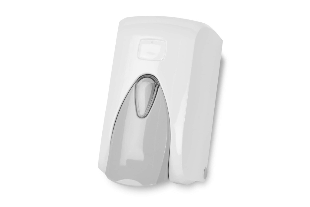 [Semy Top ST-5050] Seifenspender, weiss, Kunststoff, abschliessbar, 500 ml Füllmenge, nachfüllbar, 190x120x110 mm, Semy Top