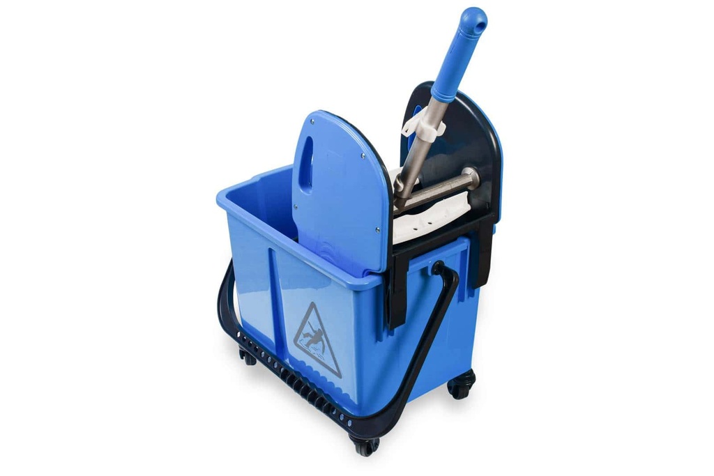 [SemyTop ST-2000] Reinigungswagen, 24 Liter, 1x8 Liter Eimer, Kunststoffpresse, Semy Top