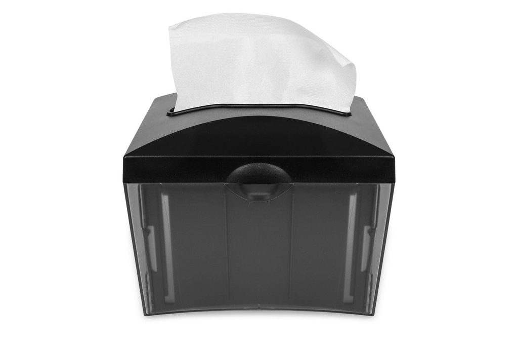 [Quicky HP-99912] Serviettenspender, Tischspender für Servietten, Quicky, schwarz, Kunststoff, für "Interfold" Servietten (HP-99903), 16x20,3x15,3 cm, 1 Stück