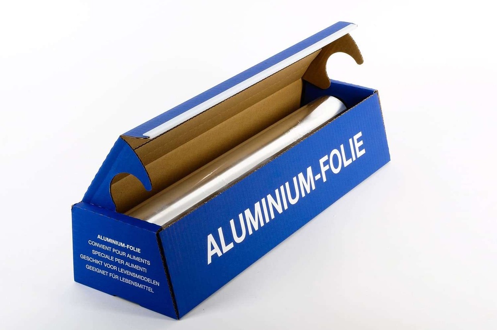 Alufolie Aluminium, Cutterbox, 44 cm, TYP 150, Quicky,  6 Boxen im Karton