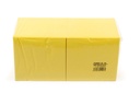 Zelltuchserviette, GELB, Funny, 33x33 cm, 3-lagig, 1/4 Falz, 100 % Zellstoff, 4Pack x 250 Stück, 1.000 Stück