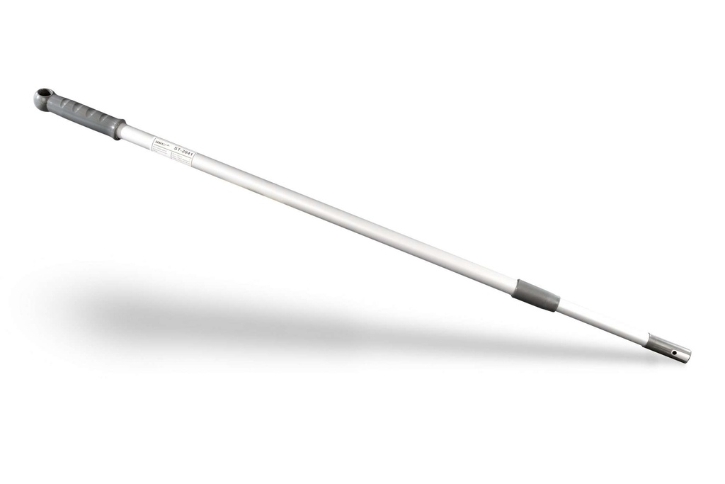 [SemyTop ST-2041] Alu-Teleskopstiel für Mopphalter, mit Loch und Befestigung, 2,35x90-180cm, Semy Top, 1 Stück