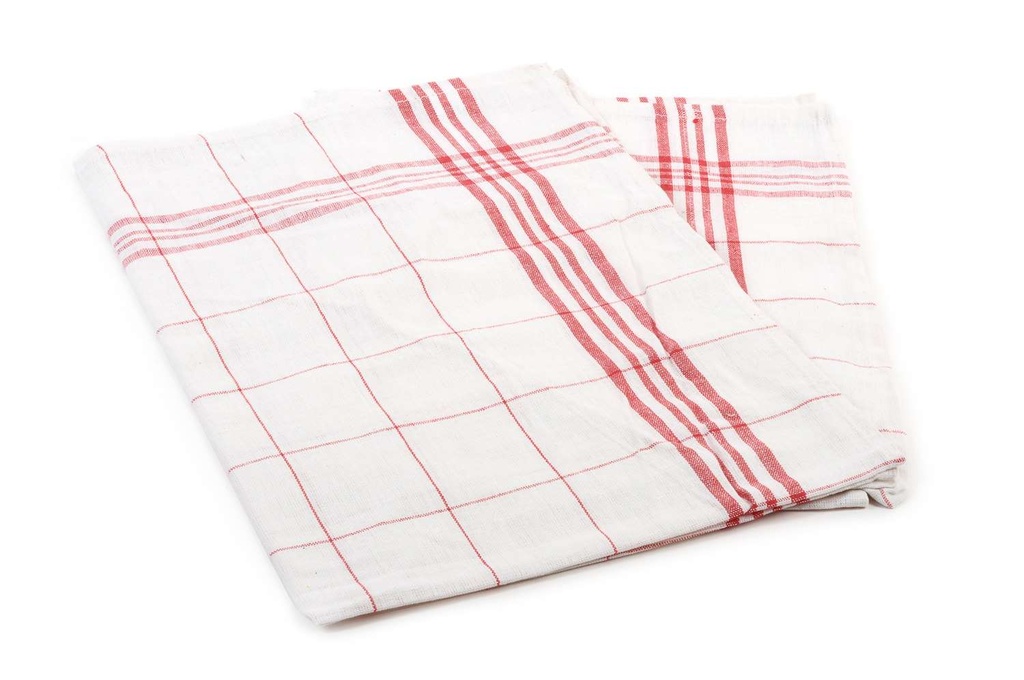 [SemyTop ST-1411A] Geschirrtuch, Rot, 100%Baumwolle, 50x70 cm, Semy Top, 1x10 Stück