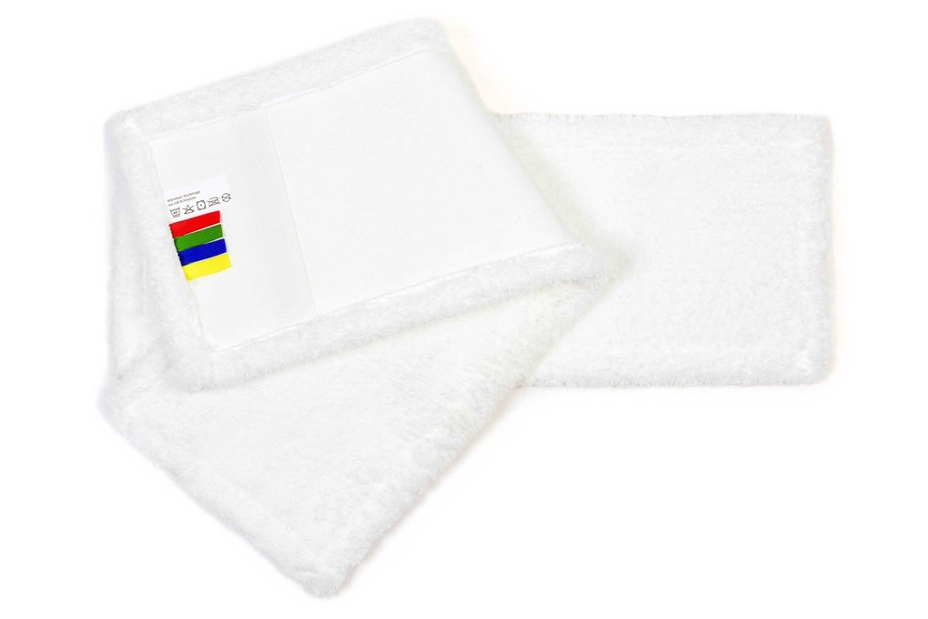 [SemyTop ST-1310] Mikrofaser Wischmopp, Weiss, mit Taschen, 54x17 cm, Semy Top, 50 Stück