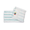 Mikrofaser Wischmopp mit Borsten, Weiss, mit Taschen, 40cm, Semy Top, 50 Stück