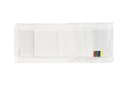 Mikrofaser Wischmopp, Weiss, mit Taschen, 44x17cm, Semy Top,  50 Stück
