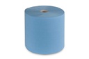 Industrierolle, blau, 3-lagig, Funny, Zellstoffpapier geprägt, 36x34 cm, 1.000 Blatt, perforiert, 1 Rolle