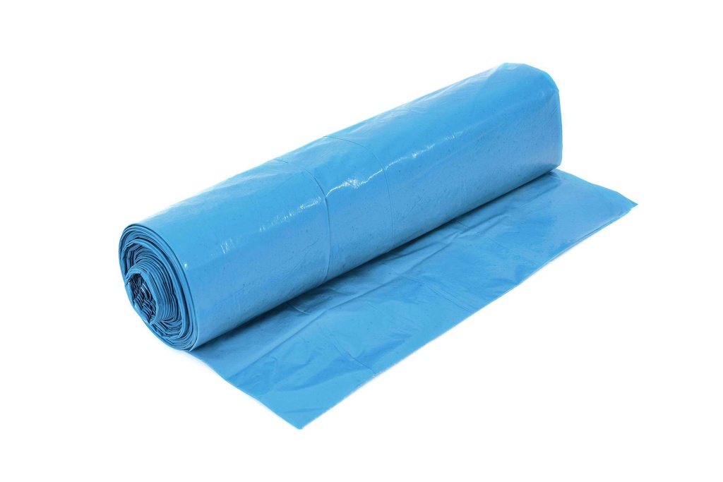 [Funny AG-272] Müllsäcke, blau, ca. 120 Liter, LDPE-Regenerat, 700x1.100mm, Typ 80, Funny, 10Rollen x 25 Stück