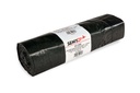 Zugband-Kehrichtsäcke, schwarz, LDPE-Regenerat, ca. 60 Liter, 570x850 mm, Typ 70, 20 Rollen x 10 Stück, Semy Top